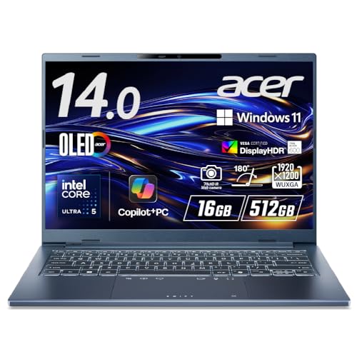 Acer Swift 14 ノートパソコン AICore Ultra 5 【新品 Amazon.co.jp: Acer ノートパソコン Swift 14 AI Core Ultra 5 16GB